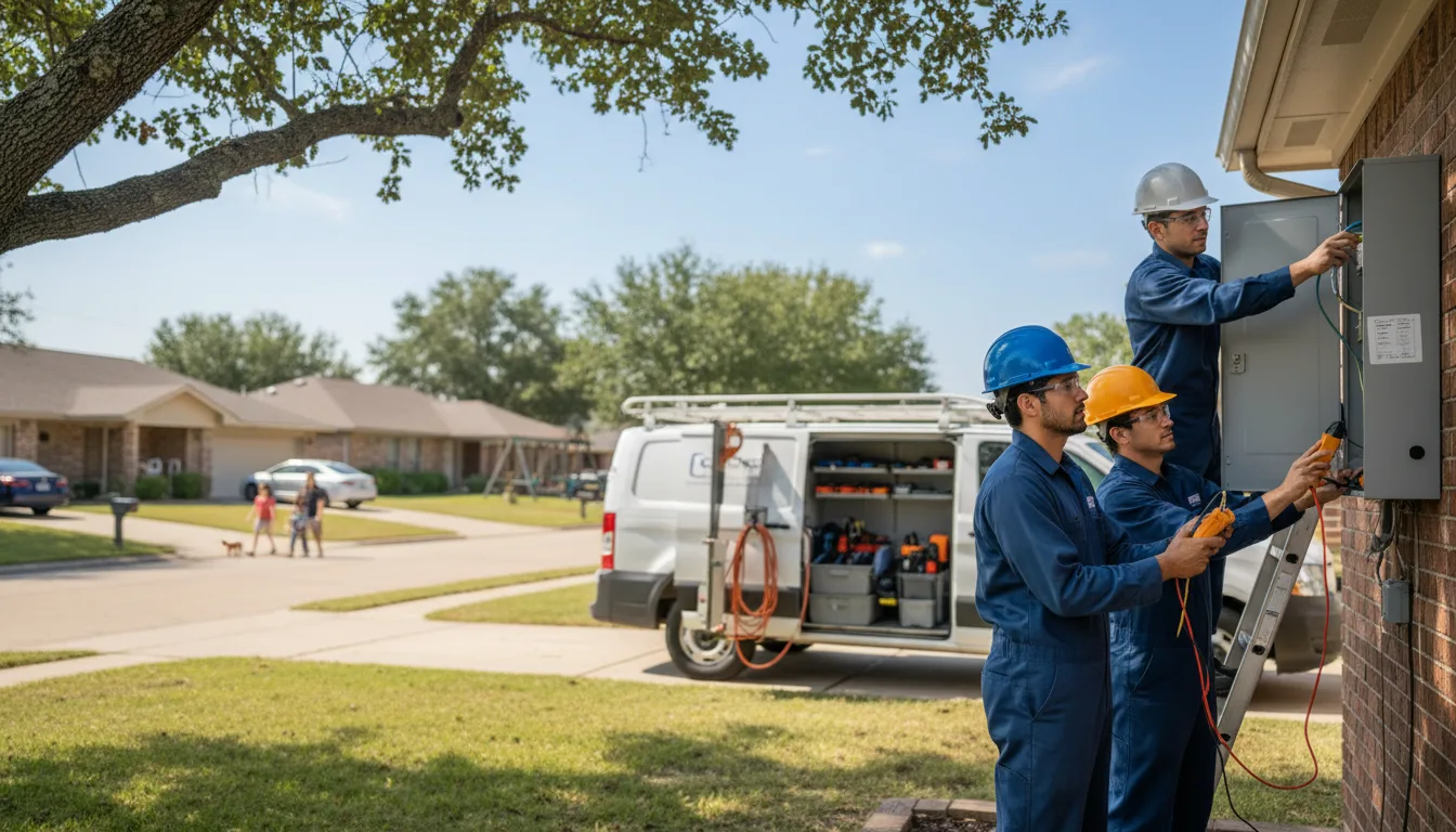 Certified electrician providing emergency electrical services in Travis Afb, CA